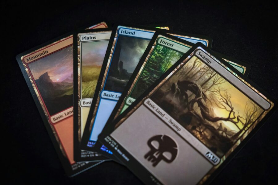 Fantasy roguelike deckbuilder card battle screen