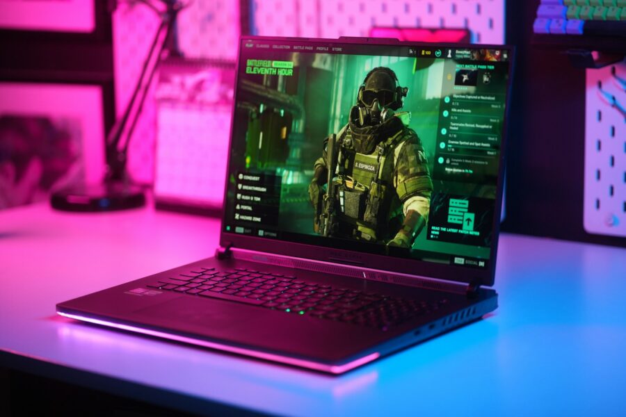 Laptop cooling pad rgb desk