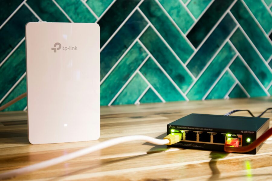 Wifi router console controller desk