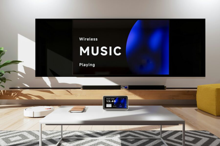 Living room ethernet cable wireless controller