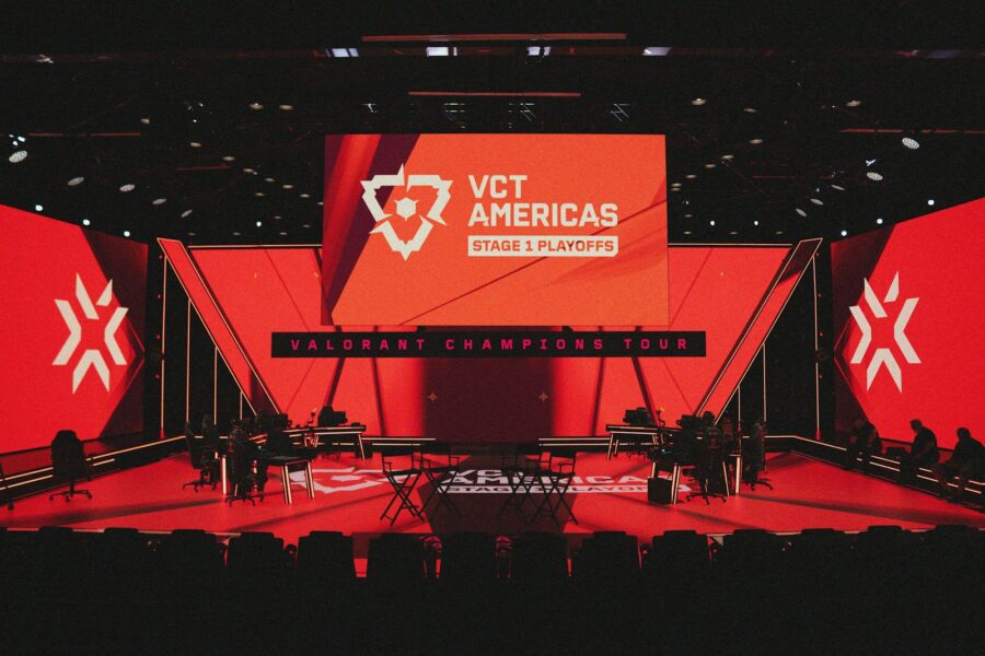 Valorant esports stage large audience screens