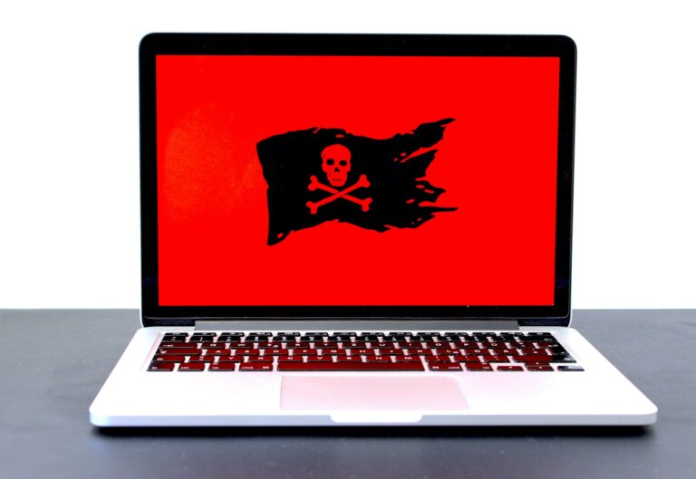 Teenager laptop pirated software download screen