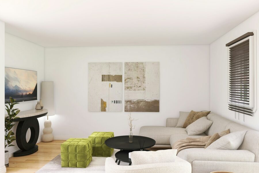 Console player living room