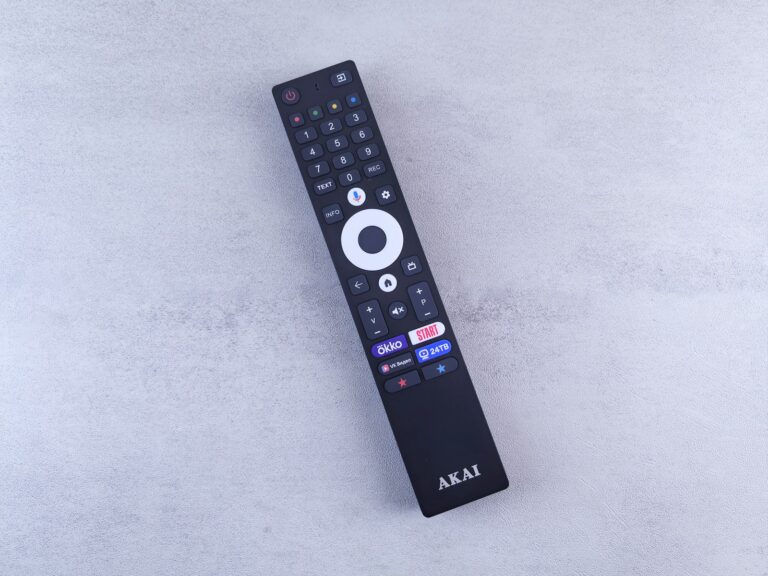 Settings menu remote control