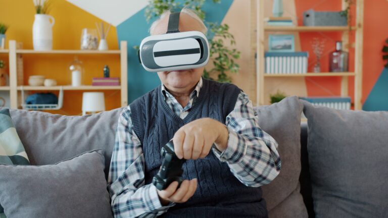 Living room controller headset