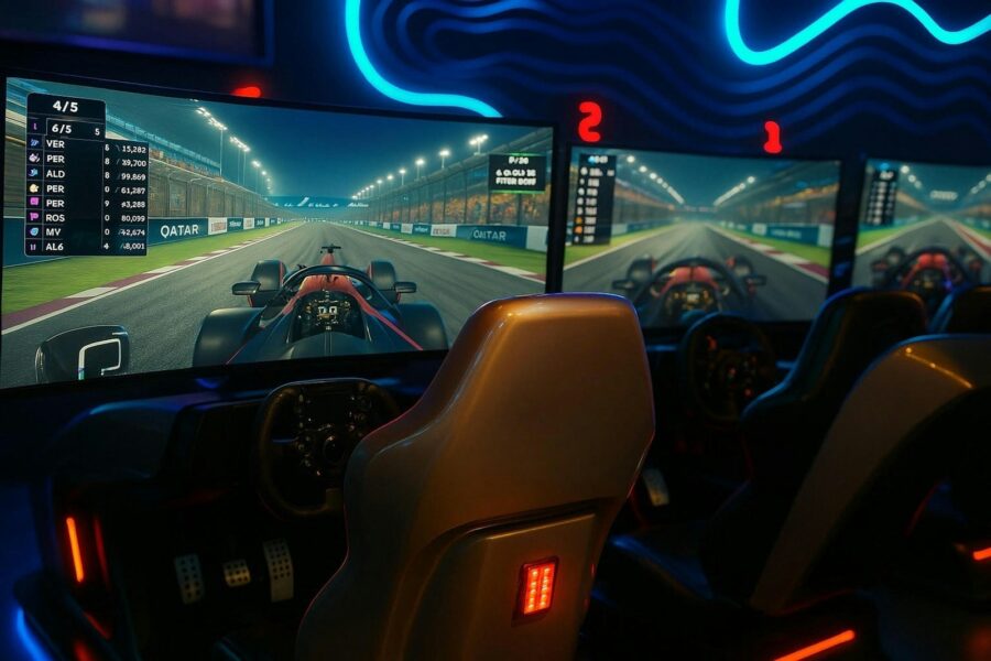 Racing game cockpit