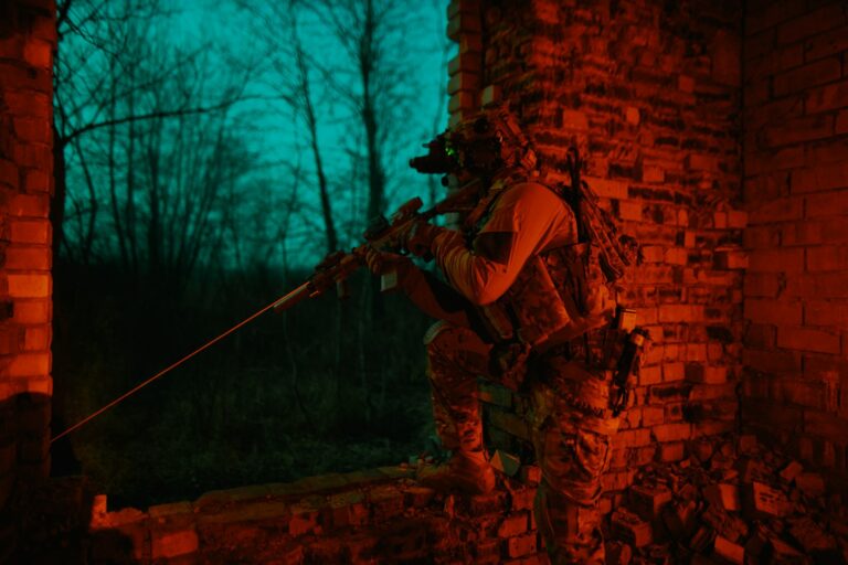Modern warfare soldier