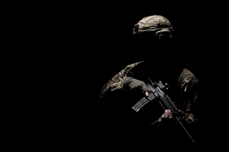 Modern warfare soldier