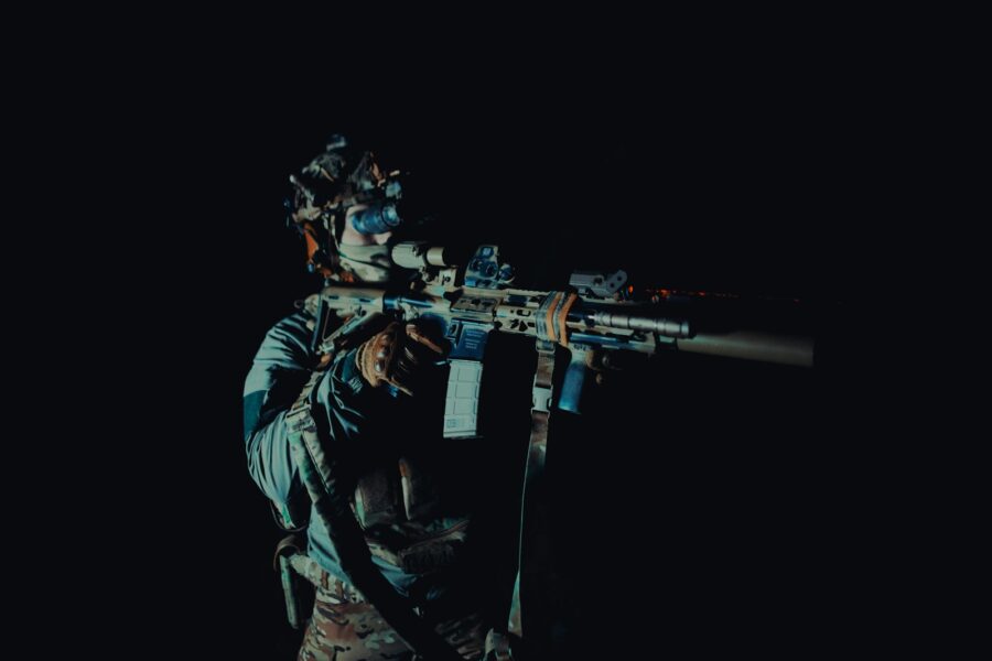 Modern warfare soldier