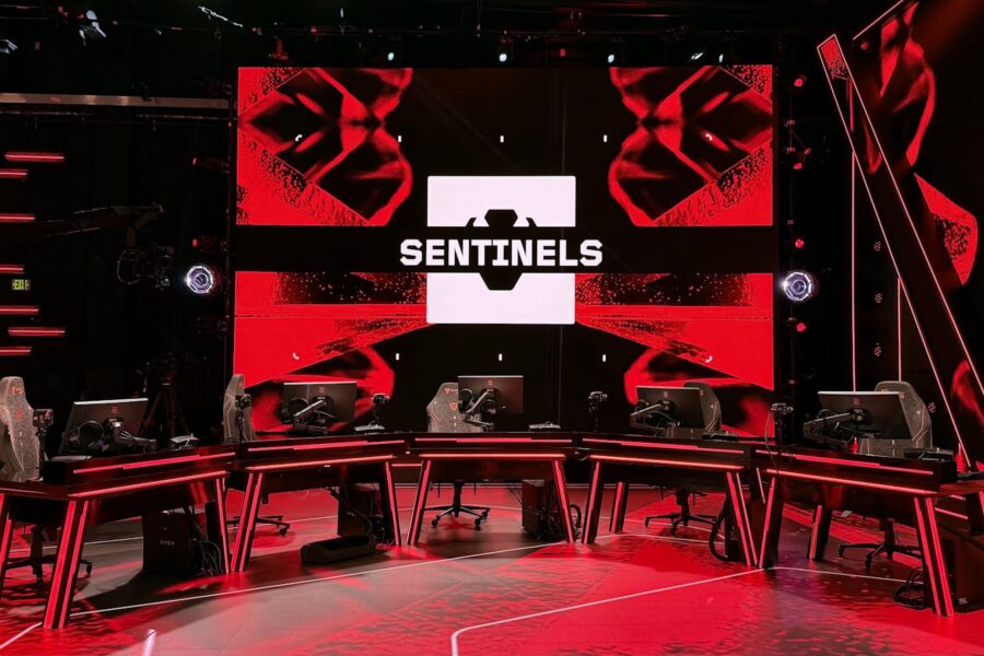 Esports stage cs2 map veto screen