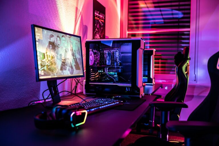 Gaming router desk