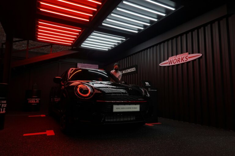 Racing game garage
