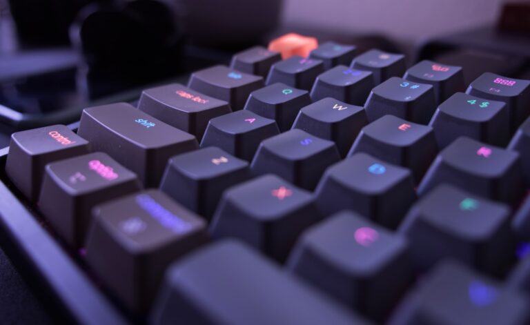 Gaming controller closeup