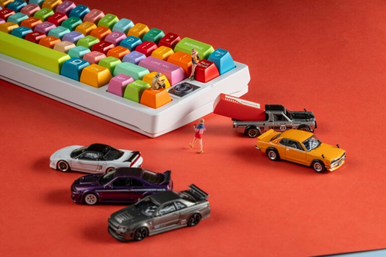 Keyboard racing game
