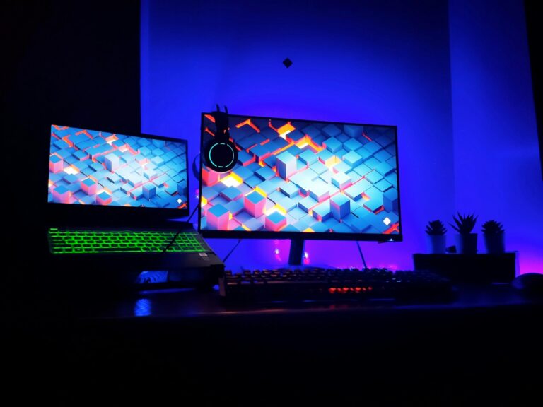 Gaming headset closeup