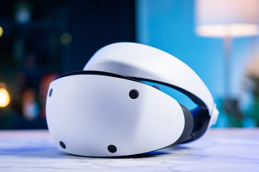 Playstation vr2 headset desk gaming