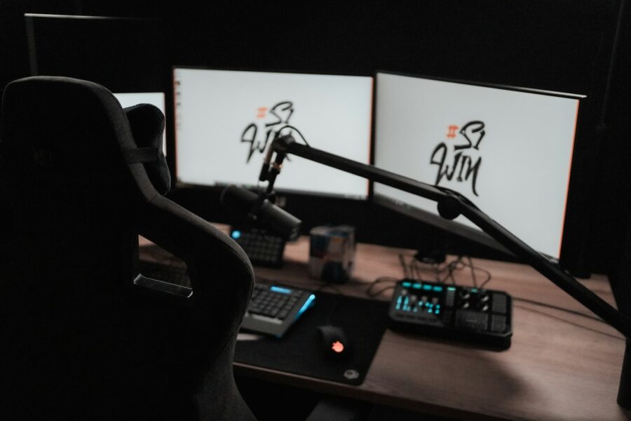 Esports broadcast desk